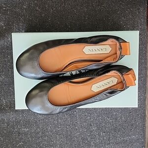 Lanvin Nappa Lambskin Leather Flats